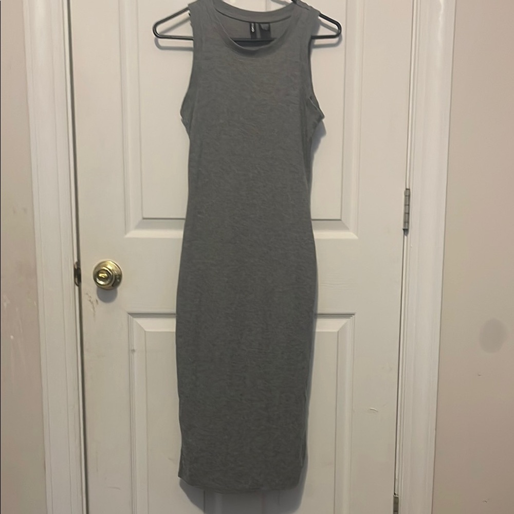 Gray Sleeveless Women's Dress
